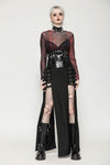 Punk Patent Leather Metal Waist Corset CW089