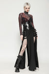 Punk Patent Leather Metal Waist Corset CW089