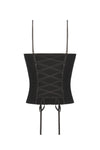Romantic Heart Velvet Corset with Jewel Chains CW092
