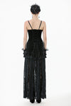Romantic Heart Velvet Corset with Jewel Chains CW092