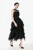 Elegant Floral Jacquard Bustier with Lace & Rose Detail CW097