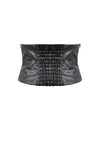 Punk PU Leather Corset Belt with Heart Eyelet Strap CW102