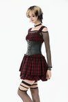 Punk PU Leather Corset Belt with Heart Eyelet Strap CW102