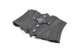 Punk PU Leather Corset Belt with Heart Eyelet Strap CW102