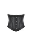 Dark Metal Boned Waist Corset CW108 - Gothlolibeauty