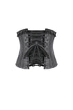 Dark Metal Boned Waist Corset CW108 - Gothlolibeauty