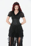 Dark Metal Boned Waist Corset CW108 - Gothlolibeauty