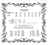 Dark Longline Metal Boned Corset CW109 - Gothlolibeauty