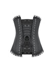 Dark Longline Metal Boned Corset CW109 - Gothlolibeauty