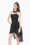 Gothic Regal Velvet Waist Cincher with Double Beaded Tassels CW113
