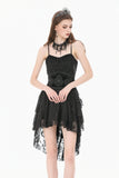 Gothic Regal Velvet Waist Cincher with Double Beaded Tassels CW113