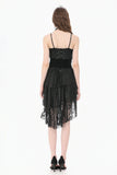Gothic Regal Velvet Waist Cincher with Double Beaded Tassels CW113