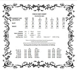 Gothic Court Jacquard Corset with Lace Ruffles and Metallic Busk  CW115