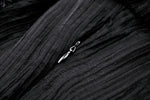 Black Negative Gothic Spiderweb Patchwork Princess Sleeve Maxi Dress DW1005