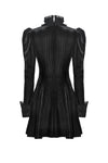 Gothic Velvet Lace Long-Sleeve Dress DW1006