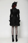 Gothic Velvet Lace Long-Sleeve Dress DW1006