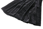 Gothic Velvet Lace Long-Sleeve Dress DW1006