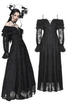 Gothic Off-Shoulder Layered Ruffle Elegant Maxi Dress DW1011