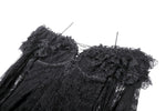 Gothic Off-Shoulder Layered Ruffle Elegant Maxi Dress DW1011