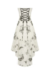Cute Punk Black Embroidered Butterfly  Lace Angel Beige Dress DW1013