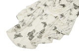 Cute Punk Black Embroidered Butterfly  Lace Angel Beige Dress DW1013