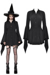 Witchy Bell-Sleeve Shirt Dress DW1018