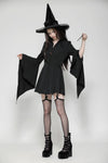 Witchy Bell-Sleeve Shirt Dress DW1018