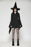 Witchy Bell-Sleeve Shirt Dress DW1018