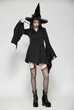 Witchy Bell-Sleeve Shirt Dress DW1018
