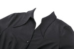 Witchy Bell-Sleeve Shirt Dress DW1018