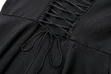 Witchy Bell-Sleeve Shirt Dress DW1018