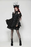 Gothic lolita Butterfly big sleeves Dress DW1023
