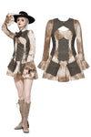 Vintage Steampunk Tie-Dye Dress DW1038