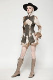 Vintage Steampunk Tie-Dye Dress DW1038