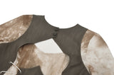 Vintage Steampunk Tie-Dye Dress DW1038