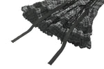 Punk Grey Plaid Metal Studded Dress DW1051
