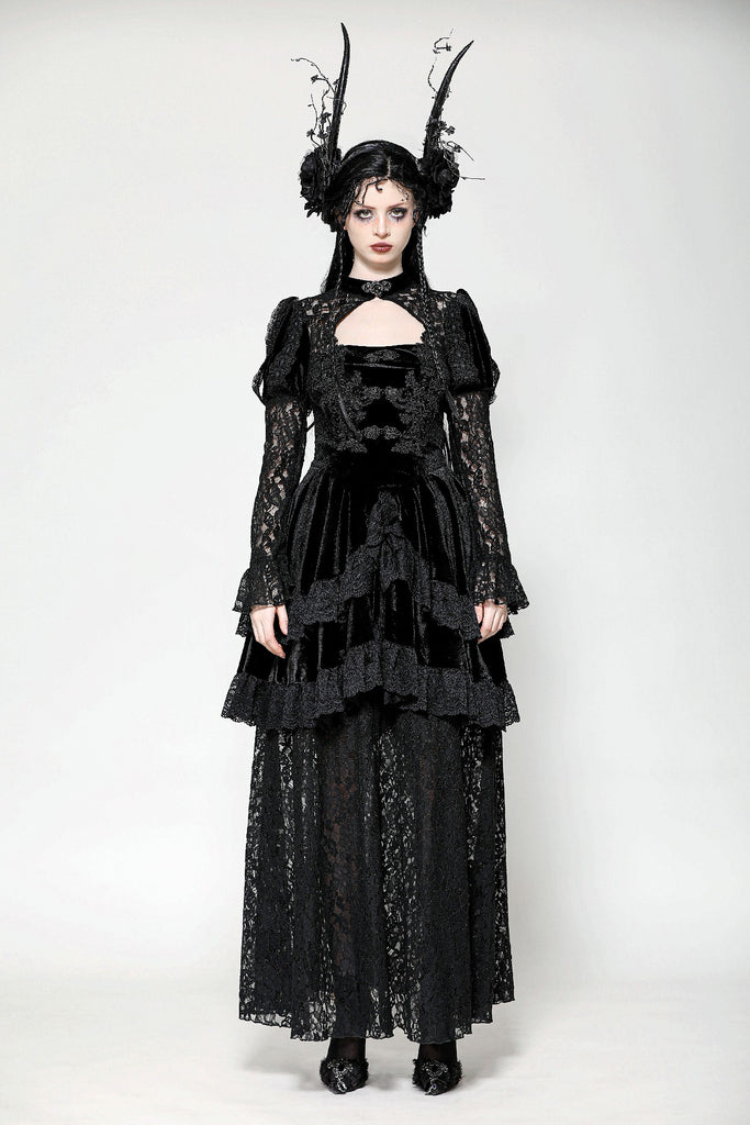 gothic princess dress Stardust Ribbon Belchic and a small tiara Victorian Princess Dress Pink /