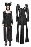 The Gothic Elegant Spider Long Dress DW1061