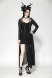 The Gothic Elegant Spider Long Dress DW1061
