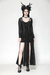 The Gothic Elegant Spider Long Dress DW1061