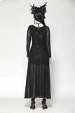 The Gothic Elegant Spider Long Dress DW1061