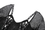 The Gothic Elegant Spider Long Dress DW1061
