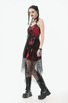 Bloodstained Abyss · Punk Asymmetrical Slip Dress DW1072