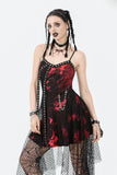 Bloodstained Abyss · Punk Asymmetrical Slip Dress DW1072