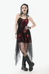 Bloodstained Abyss · Punk Asymmetrical Slip Dress DW1072