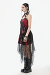 Bloodstained Abyss · Punk Asymmetrical Slip Dress DW1072