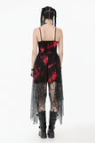 Bloodstained Abyss · Punk Asymmetrical Slip Dress DW1072