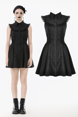 Dolly Sleeveless Button-Front Mini Dress DW1085