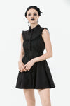 Dolly Sleeveless Button-Front Mini Dress DW1085