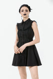 Dolly Sleeveless Button-Front Mini Dress DW1085